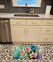 Orchids In Watercolor Memory Foam Kitchen Mat Machine Washable Anti-Fatigue Mat Cushion Comfort Bath Mat Or Kitchen Rug_maomaolike.com