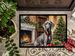 Weimaraner Cozy Christmas Doormat Front Door Mat Indoor Outdoor Rugs For Entryway, Non Slip Washable Low Pile, 24H X 36W_maomaolike.com