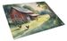 Chicken Coop At Dawn Glass Cutting Board Decorative Tempered Glass Kitchen Cutting And Serving Board Large Size Chopping Board_maomaolike.com