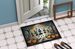 Dancing Skeletons Spooky Halloween Doormat Front Door Mat Indoor Outdoor Rugs For Entryway, Non Slip Washable Low Pile, 24H X 36W_maomaolike.com