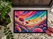 Dianthus In Color Doormat Front Door Mat Indoor Outdoor Rugs For Entryway, Non Slip Washable Low Pile, 24H X 36W_maomaolike.com