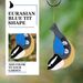 Yegbong Bird Pendant Garden Branch Pendant Cartoon Felt Cloth Colorful Bird Balcony Window Decoration_maomaolike.com