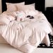 Fresh And Simple Autumn Winter 100S Cotton Brushed Four-Piece Set Cartoon Towel Embroidery Soft Duvet Cover Children's Bedding_maomaolike.com