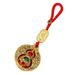 Gold-Plated Zakira Pendant Wealth Gathering No Taboo Peace Joy Fortune Amulet Bag Accessories Car Keychain_maomaolike.com