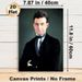 Vintage Gentleman Portrait Painting Poster, Elegant Classic Formal-attire Portrait Poster, Timeless Sophisticated Decor Ideal For Home Study, Office_maomaolike.com