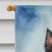 Scottish Terrier Happy Birthday House Flag Large Porch Sleeve Pole Decorative Outside Yard Banner Artwork Wall Hanging, Polyester, House Size, Multicolor_maomaolike.com