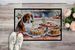 Basset Hound Christmas Cookies Doormat Front Door Mat Indoor Outdoor Rugs For Entryway, Non Slip Washable Low Pile, 24H X 36W_maomaolike.com
