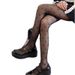 Unisex Ultra-thin slim pantyhose jk black polka dot pantyhose women's thin love socks_maomaolike.com