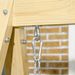 2-Seat Orch Swing With Stand, Wooden Patio Swing Chair With Side Tables And Metal Chains, Outdoor Hanging Bench For Garden, Poolside, Backyard, Natural Wood_maomaolike.com
