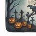 Flying Witch Spooky Halloween Memory Foam Kitchen Mat Machine Washable Anti-Fatigue Mat Cushion Comfort Bath Mat Or Kitchen Rug_maomaolike.com