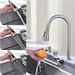 Pull-out Facuet Single Bowl Sink Kitchen Vegetable Sink 304 Whale Waterfall Sink Dish Sink Household Vegetable Washing Basin_maomaolike.com