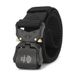 HOT New Tactical Military high quality Nylon men's training belt metal multifunctional buckle outdoor sports hook new_maomaolike.com