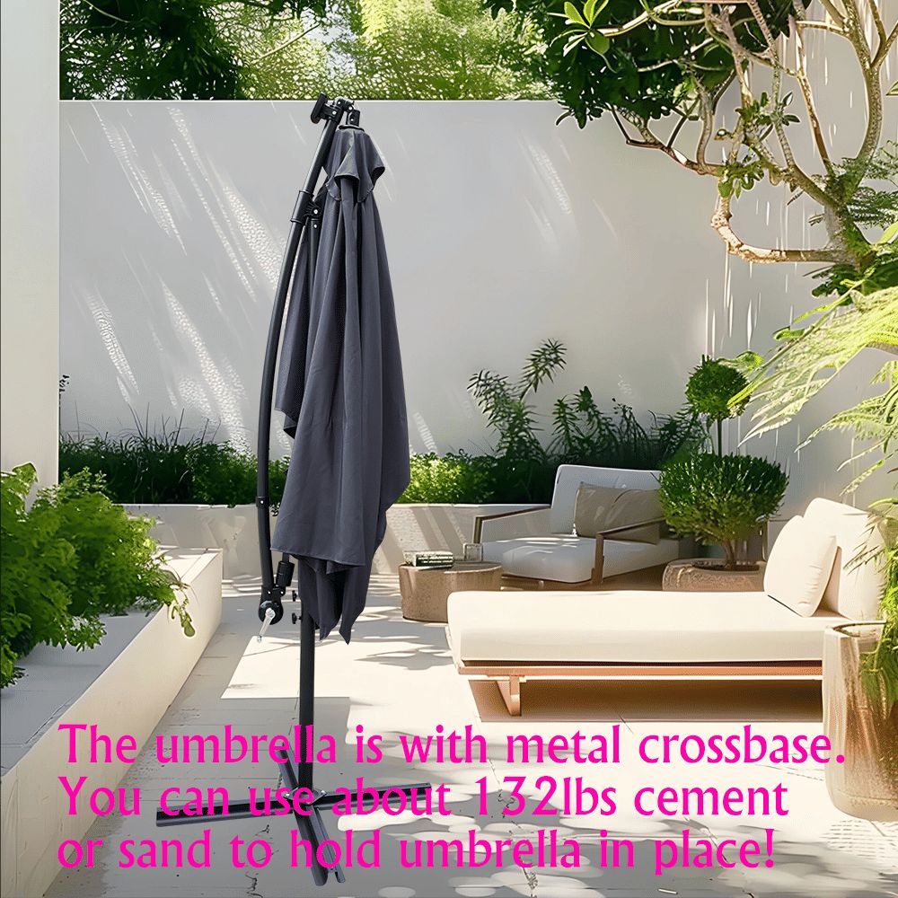 Rectangle 2x3M Outdoor Patio Umbrella Solar Powered LED Lighted Sun Shade Market Waterproof 6 Ribs Umbrella With Crank And Cross Base For Garden Deck Backyard Pool Shade Outside Deck Swimming Pool_maomaolike.com