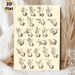 American Sign Language Alphabet Painting Poster, Vintage-style Hand Gesture Alphabet Illustration Poster, Educational Sign Language Learning_maomaolike.com
