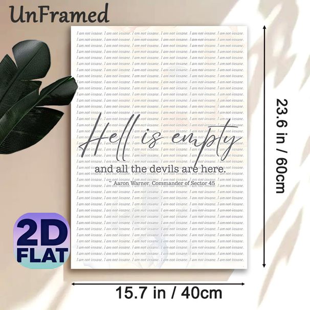 Dark Literary Quote Painting Poster, Soft-toned Typographic Poster, Thought-provoking Literary Quote Decor Suitable For Bedroom, Study Room_maomaolike.com