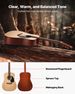 Dreadnought Acoustic Guitar, 41 In, 6-String Natural Solid Spruce Top Guitar, Beginner Bundle With Gig Bag, Tuner, Strap, Strings, Picks, Capo, Rosewood Fingerboard, For Adults Taller Players_maomaolike.com
