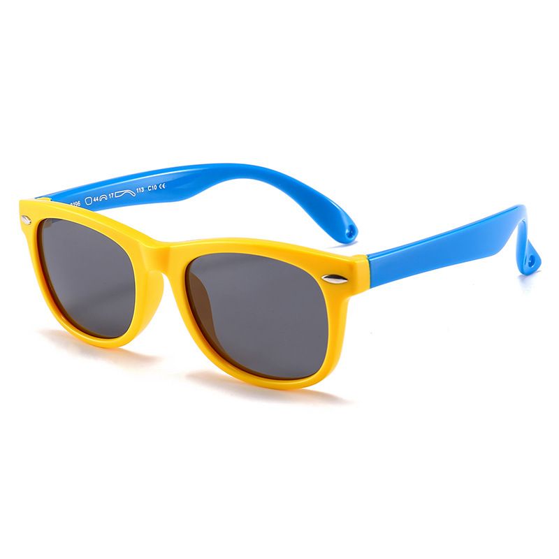 Unisex Children's fashion polarizing sunglasses sunblock mirror baby rice nail sunglasses boys and girls glasses_maomaolike.com