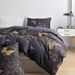 Stunning Gold Butterfly & Constellation Design, Modern Minimalist Quilt Cover With Pillowcases, Luxury Synthetic Fiber Bedding For Twin/Full Size Beds_maomaolike.com