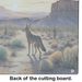 Desert Sunset Coyote Glass Cutting Board Decorative Tempered Glass Kitchen Cutting And Serving Board Large Size Chopping Board_maomaolike.com