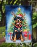Rottweiler Christmas Reindeer Garden Flag Mailbox Flag Decorative Yard Flag Banner Outside Patio Artwork Yard Flower Beds, Garden Size, Multicolor_maomaolike.com