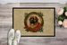 Leonberger Christmas Flowers Doormat Front Door Mat Indoor Outdoor Rugs For Entryway, Non Slip Washable Low Pile, 24H X 36W_maomaolike.com