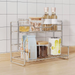 Kitchen Double-Layer Spice Organizer Home Bathroom Toilet Multi-Functional Storage Cosmetic Rack_maomaolike.com