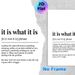 It Is What It Is Themed Painting Poster, Minimalist Typographic Text Poster, Witty Relatable Definition Design, Ideal For Home Office, Living Room_maomaolike.com