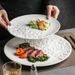 Creative Ceramic Western Steak Pasta Hotel Plating Artistic Fine Dish Plate Restaurant Tableware_maomaolike.com