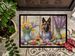 Decorating Easter Belgian Tervuren Doormat Front Door Mat Indoor Outdoor Rugs For Entryway, Non Slip Washable Low Pile, 24H X 36W_maomaolike.com