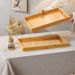 Japanese Style Bamboo Wooden Afternoon Tea Snack Water Cup Storage Household Bread Fruit Solid Wood Tray_maomaolike.com