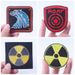 Nuclear Power Plant Radiation STALKER Factions Mercenaries Loners Atomic Power Badges Patches Chernobyl Stripes_maomaolike.com