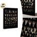 Shark Tooth Collection Painting Poster, Vintage Monochrome Arranged Shark Teeth Display Poster, Unique Natural-themed Decor Ideal For Home Study_maomaolike.com