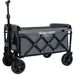 Expandable Dual-Layer Utility Wagon With 100% Extra Space - 225lbs Grocery Cart For Camping, Shopping, Sports, Gardening, Fishing, Gray_maomaolike.com