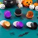 300 Pcs Halloween Foil Cupcake Liners Black Purple Orange Foil Metallic Cupcake Wrappers Halloween Party Standard For Halloween Party Birthday_maomaolike.com