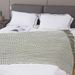 Waffle Tassel Knitted Blanket Modern Simple Bed End Blanket Air Conditioning Blanket Nap Cover Blanket Sofa Blanket_maomaolike.com