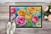Ranunculus In Watercolor Doormat Front Door Mat Indoor Outdoor Rugs For Entryway, Non Slip Washable Low Pile, 24H X 36W_maomaolike.com