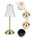Hot-Selling Crystal Retro Three-Tone Dimming Touch LED Table Light Luxury High-End Atmosphere Bedroom Bedside Lamp_maomaolike.com