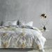 Three Piece Set Brushed Printed Quilt Set Duvet Bedding_maomaolike.com