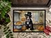 Pit Bull Terrier Fall Kitchen Pumpkins Doormat Front Door Mat Indoor Outdoor Rugs For Entryway, Non Slip Washable Low Pile, 24H X 36W_maomaolike.com