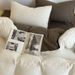 Simple All-cotton Crinkled Fabric Four-piece Pure Cotton Duvet Cover, Three-piece Bed Sheet Set, Fitted Sheet, Light_maomaolike.com