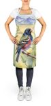 Colorado Lark Bunting Apron Cooking Kitchen Server Baking Crafts Gardening For Adult Women Men, Unisex, Large, Multicolor_maomaolike.com