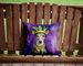 Whippet King Of Mardi Gras Throw Pillow Machine Washable, Indoor Outdoor Decorative Pillow For Couch, Bed Or Patio, 14Hx14W_maomaolike.com