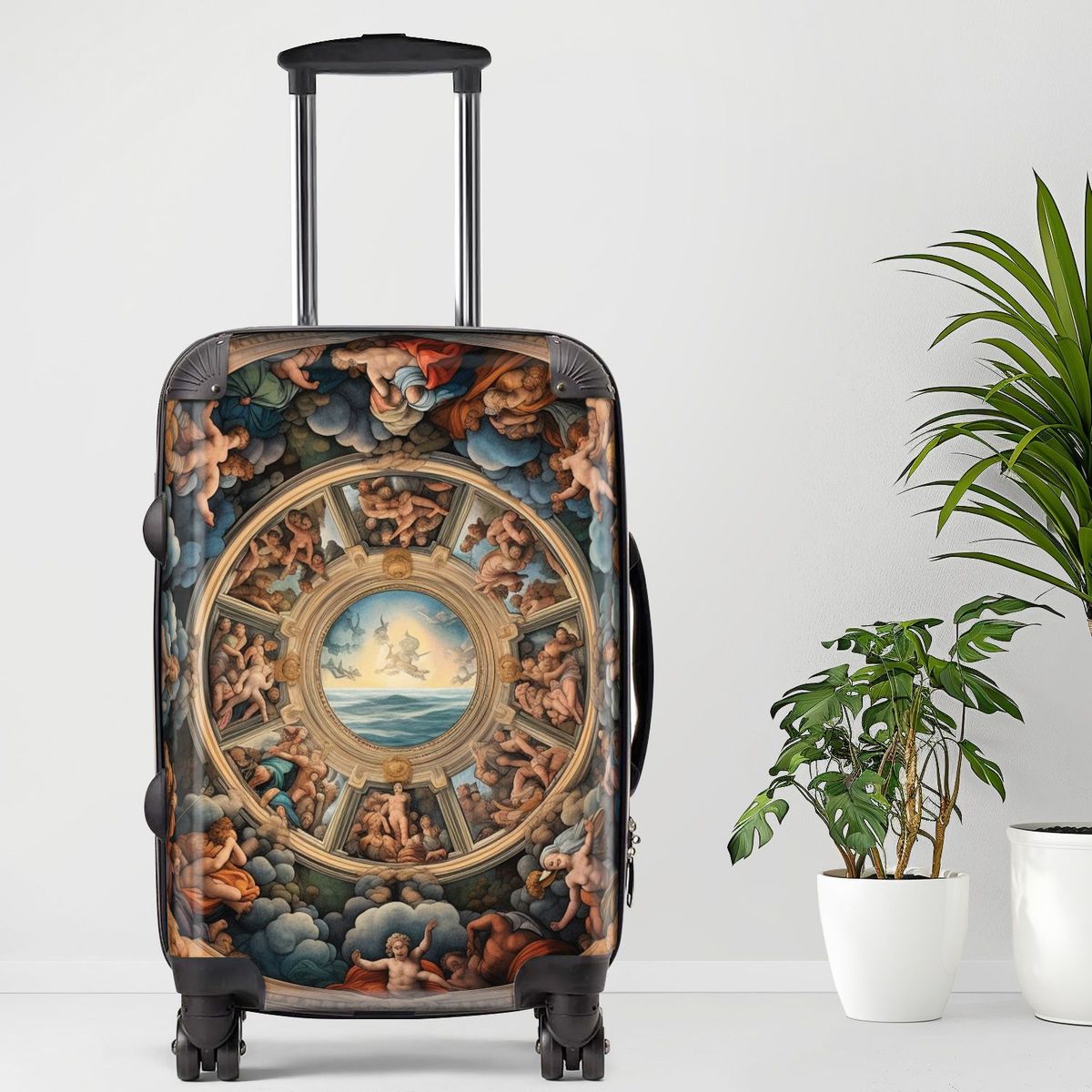 Chapel Luggage, 20/24/28 Inch Luggage, Carry-On, Custom Luggage, Luggage Set, Suitcase, Travel, Vacation, Cabin Suitcase, Custom Suitcase, Personalized Luggage_maomaolike.com