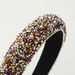 Fashion New Style Full Diamond Headband for Women Colorful Sponge High Skull Top Temperament Headband Simple and Versatile Face Wash Hair Accessory_maomaolike.com