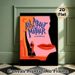 All About My Mother Themed Painting Poster, Bold Graphic Art Style Poster, Stylized Female Figure With Striking Typography, Cinematic Wall Decor Ideal_maomaolike.com