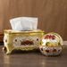 European Style Creative Tissue Holder Three-Piece Set Household Fashion Ashtray Storage Toothpick Box_maomaolike.com