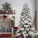 8ft PVC Flocked Tree
(memory Wire+power Pole)_maomaolike.com