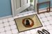 Cocker Spaniel Christmas Flowers Doormat Front Door Mat Indoor Outdoor Rugs For Entryway, Non Slip Washable Low Pile, 24H X 36W_maomaolike.com