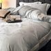 1 High-End Light Luxury 100-Count Long-Staple Cotton Four-Piece Set All-Cotton Jacquard Satin Minimalist Solid Color Naked Sleep D_maomaolike.com