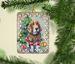 Basset Hound Christmas Porcelain Ornament Christmas Tree Hanging Decorations For Home Christmas Holiday, Rectangle, Gift, Multicolor_maomaolike.com
